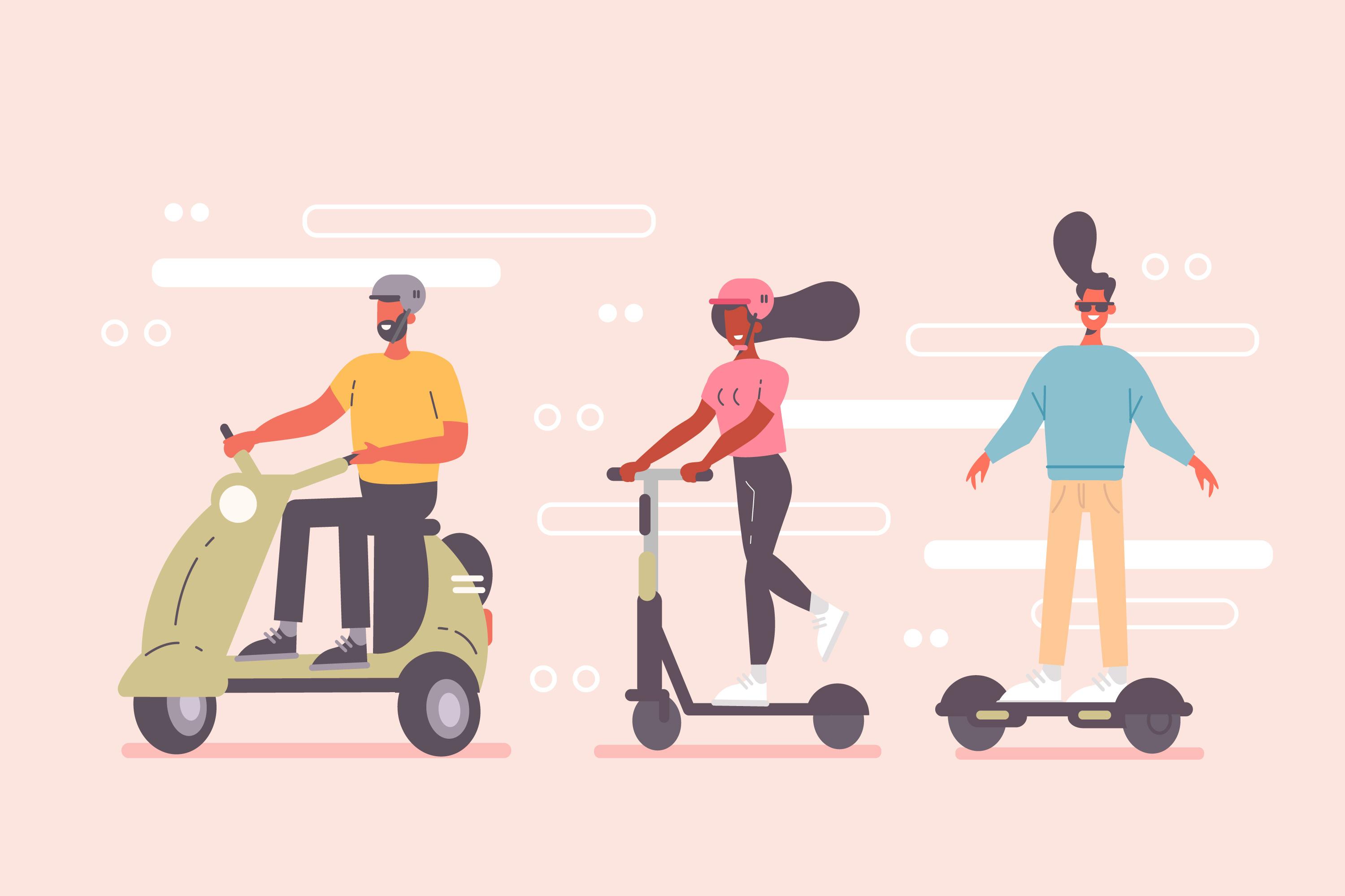 Şehirde 50cc motorlu bisiklet kullanımı - Trafikte pratik ulaşım aracı